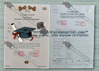JLPT N2 Certificate