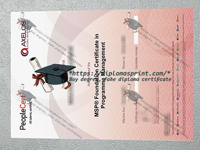 MSP Practitioner Certificate