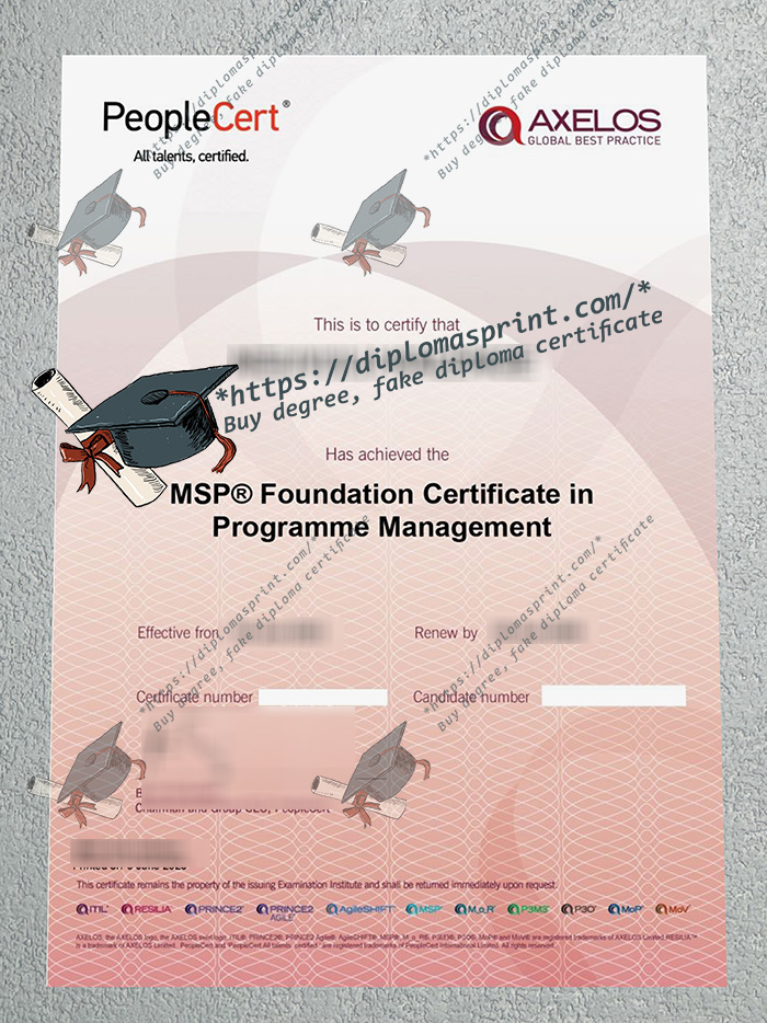 MSP Practitioner Certificate