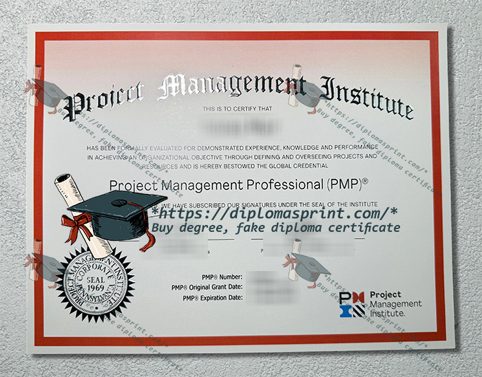 PMP certificate PMP certificate