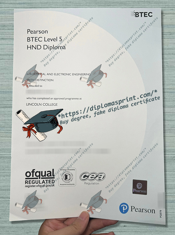 Pearson BTEC Certificate