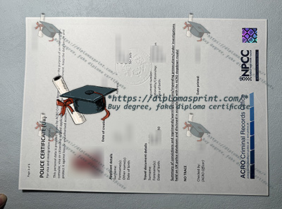 UK Police Certificate