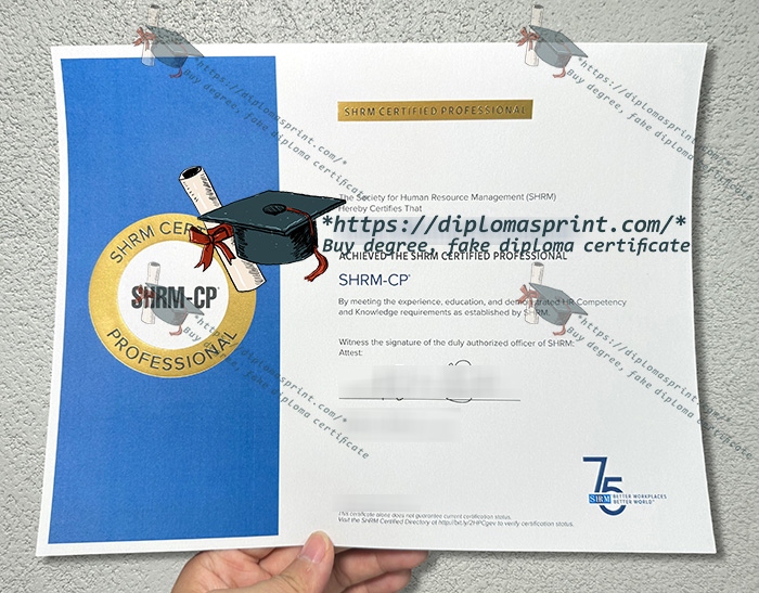 SHRM-CP Certificate