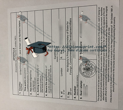UK apostille replica