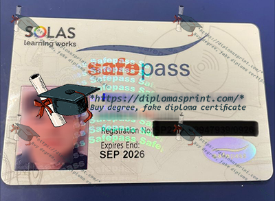 Safe Pass (Ireland) certificate 04