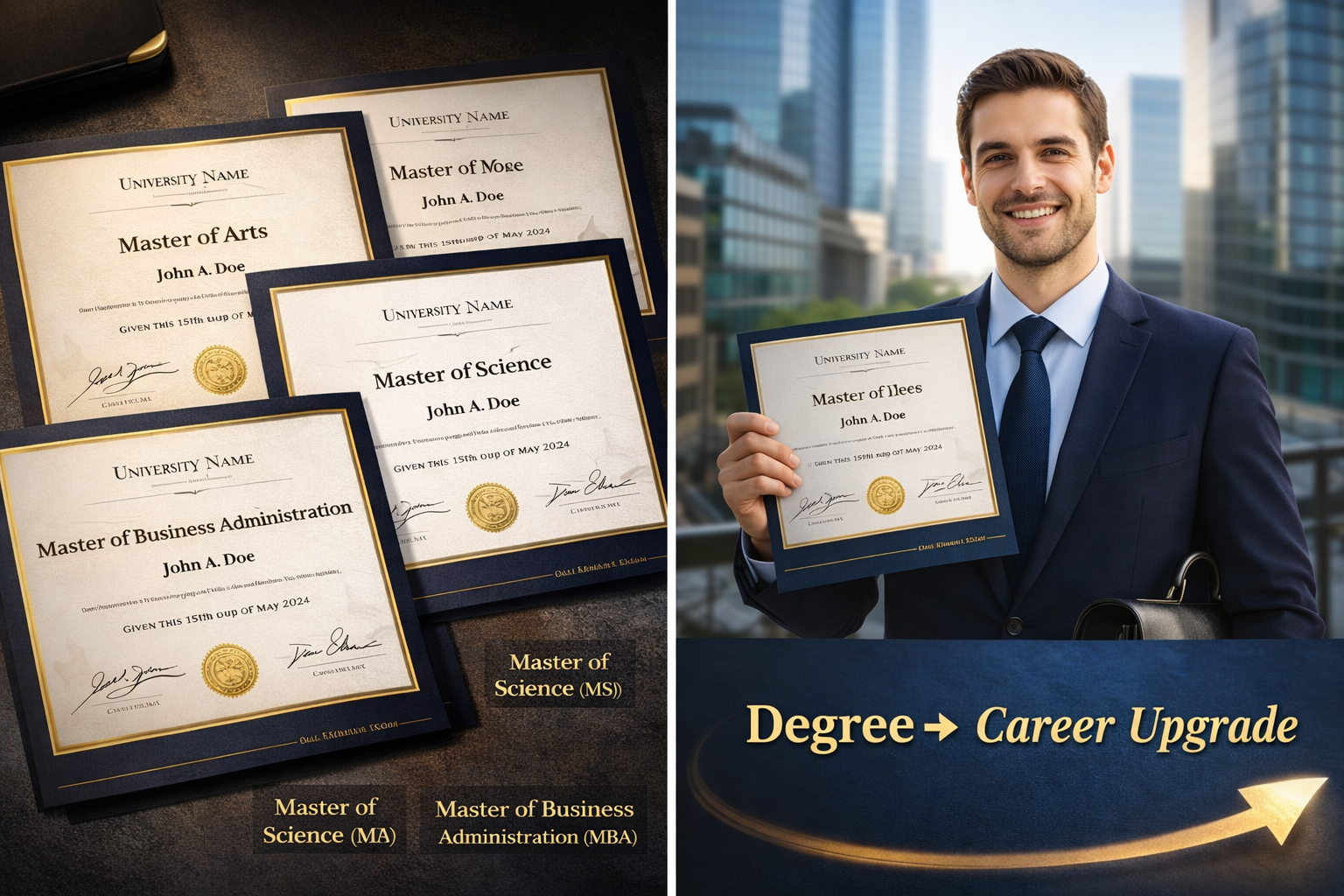 master's degree layout replacement