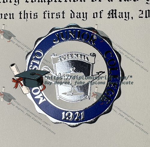 Modesto Junior College Diploma seal